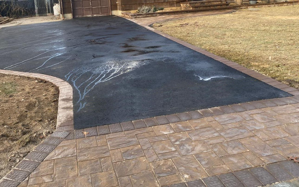asphalt driveway